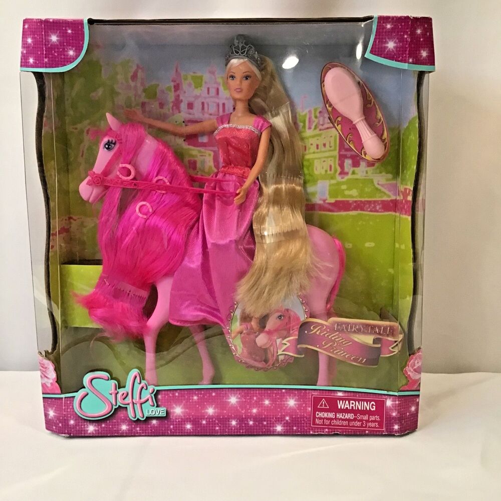 Simba Toys Steffi Love Fairytale Riding Princess 11.5 inch Doll with Horse NEW